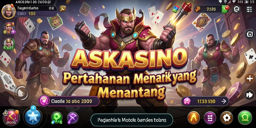 Gameplay menyenangkan dalam ASKASINO Tower Defense yang penuh strategi.