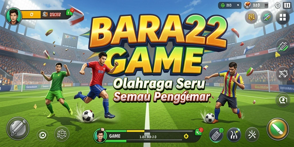 Tampilan gameplay seru di BARA22 menampilkan para pemain beraksi.
