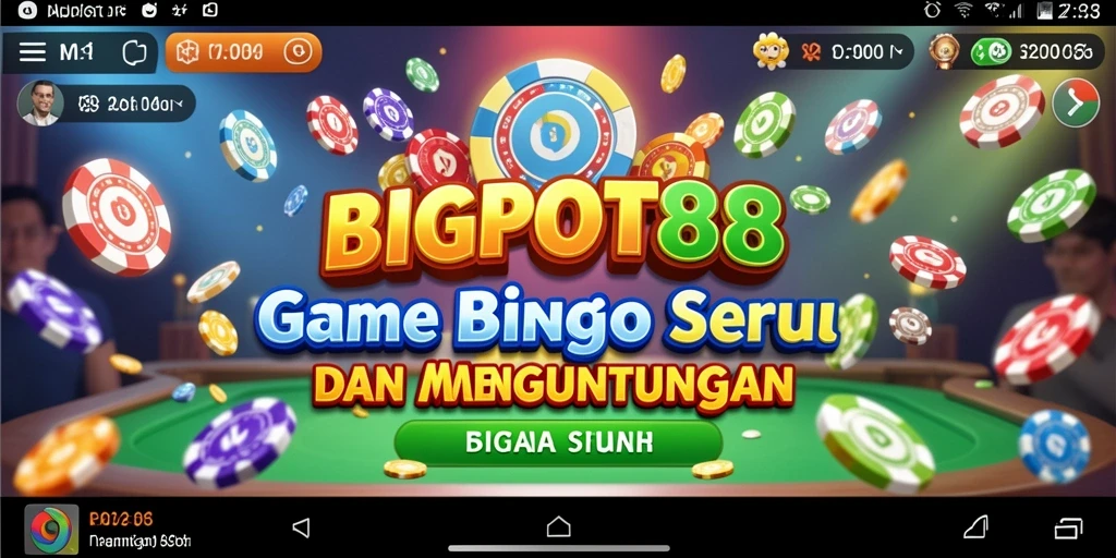 Gameplay seru BIGPOT88 dengan fitur Bingo yang menarik.