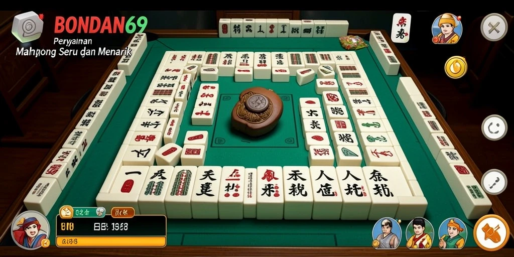 Tampilan gameplay Mahjong yang menarik di BONDAN69.