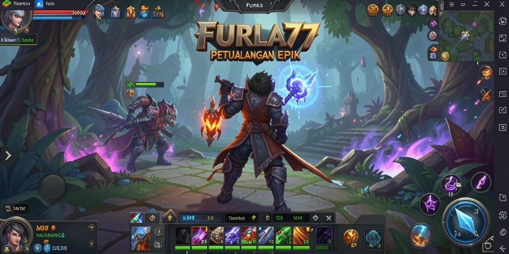Tampilan gameplay menarik dari <strong>FURLA77</strong> yang menampilkan pertarungan epik antar pemain.