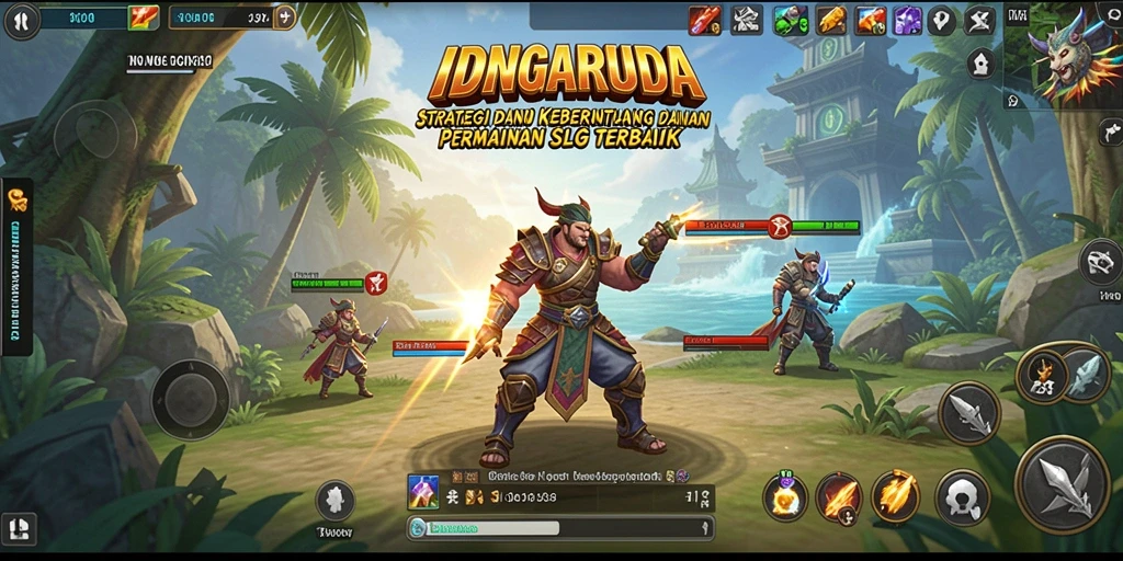Tampilan dinamis dan mengasyikkan dalam gameplay IDNGARUDA.