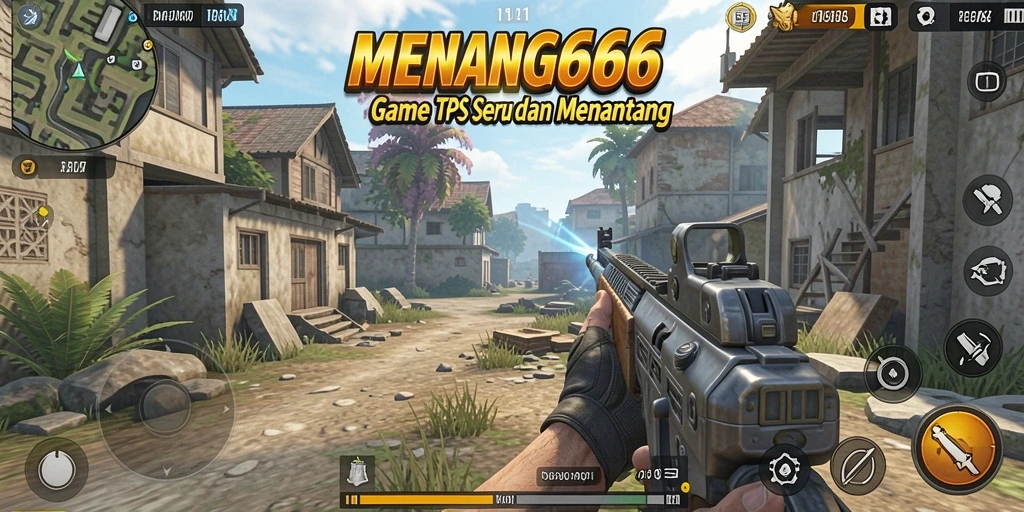 Tampilan gameplay seru dari MENANG666 yang menampilkan aksi TPS mendebarkan.