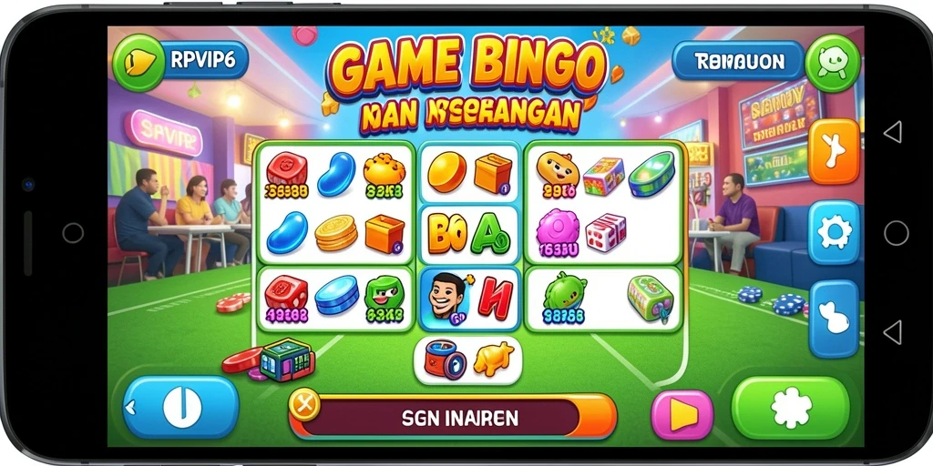 Tampilan gameplay RPVIP6 saat bermain Bingo yang menyenangkan.
