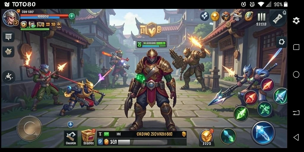 Tampilan menarik dari gameplay di TOTO80 yang mendebarkan.
